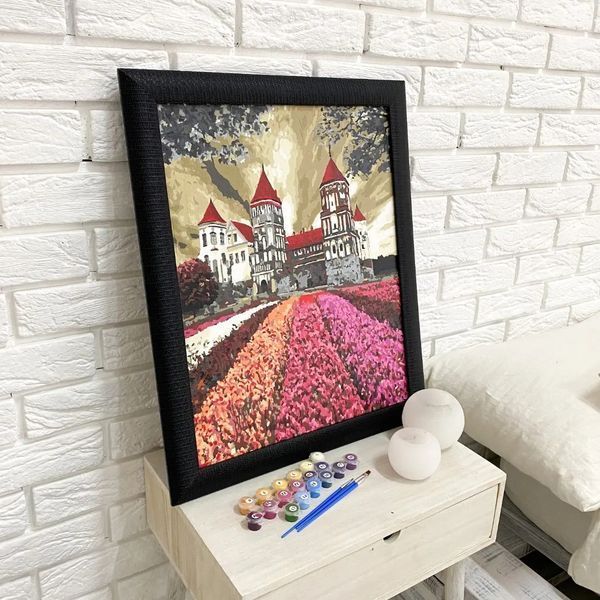 Багетна рамка (чорна рельєфна 4,5 см) 40х50 RN48 фото