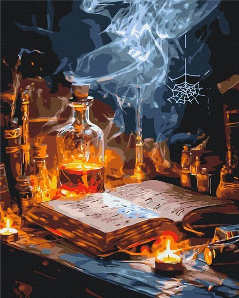 Картина за номерами "Зілля та книги заклинань" BS54428 40&times;50 см BS54428 фото