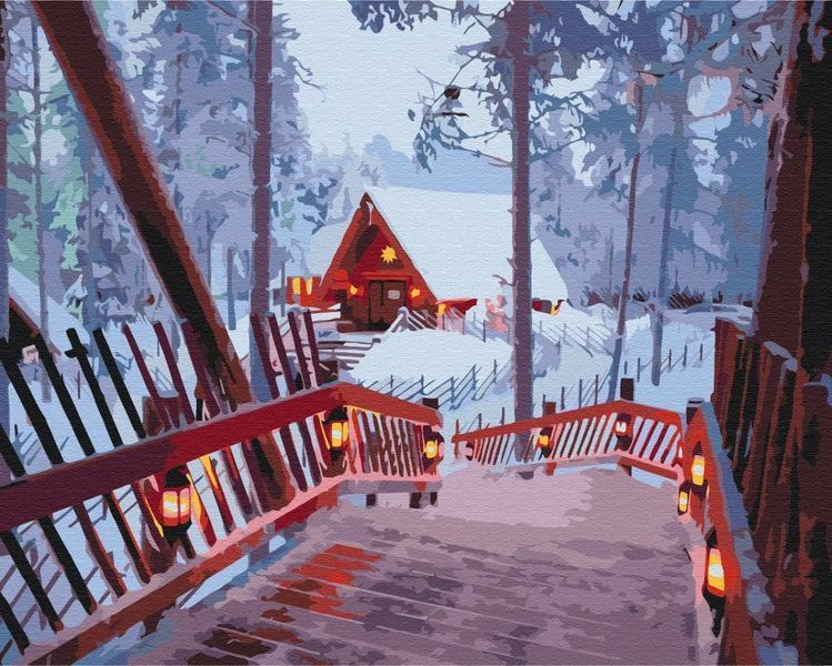Картина за номерами "Зимовий затишок" BS52773 40&times;50 см BS52773 фото